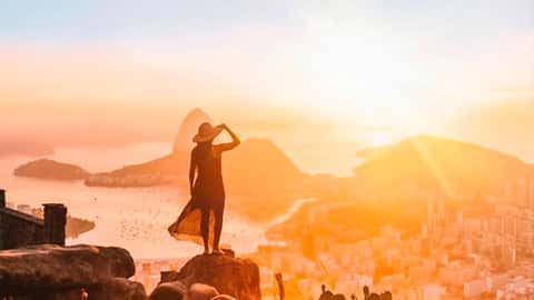Nascer do Sol no Mirante Dona Marta